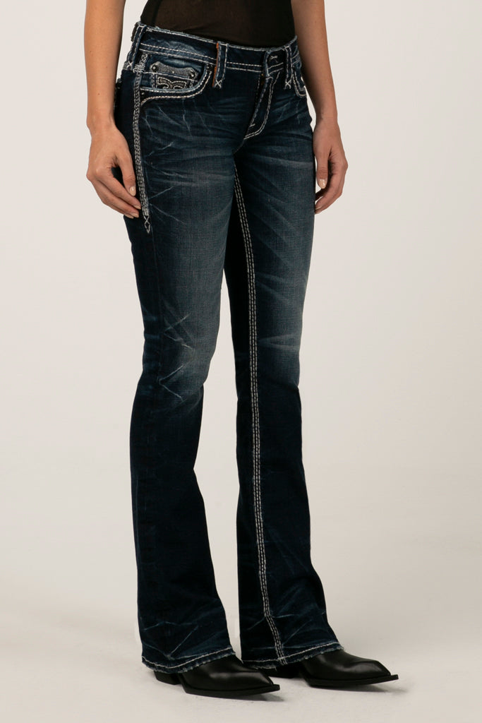 Dubarry Bootcut Jeans in Dark Blue