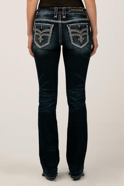 Dubarry Bootcut Jeans in Dark Blue
