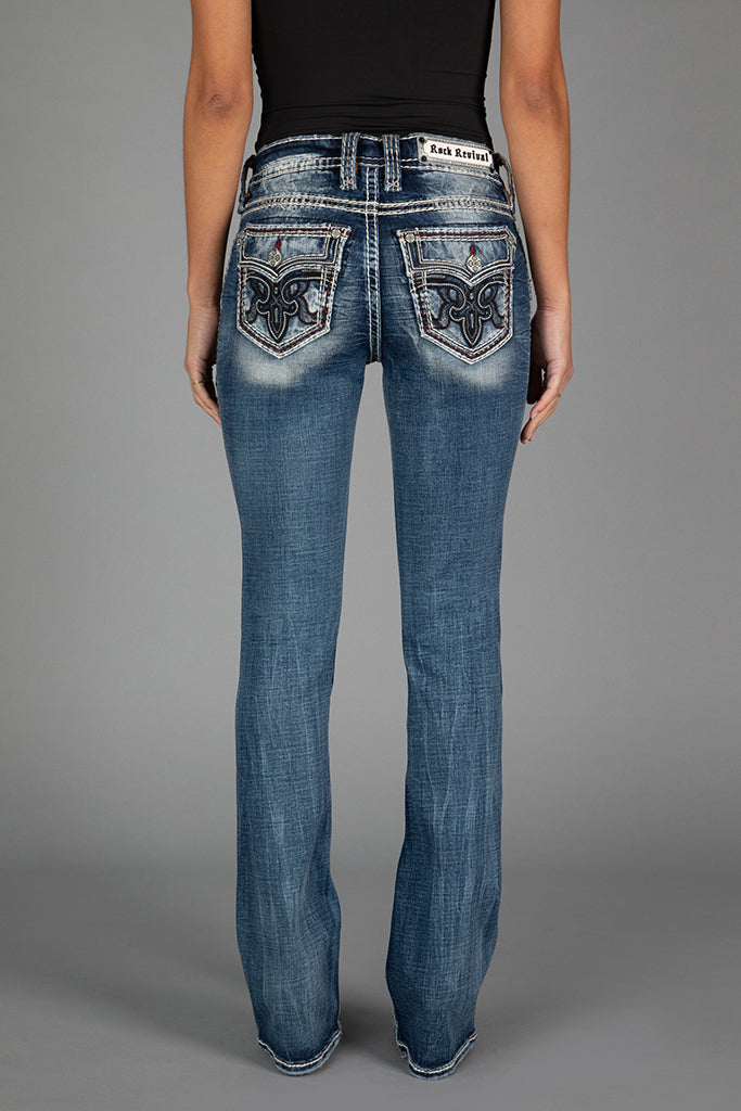 Peacoat Bootcut Jeans