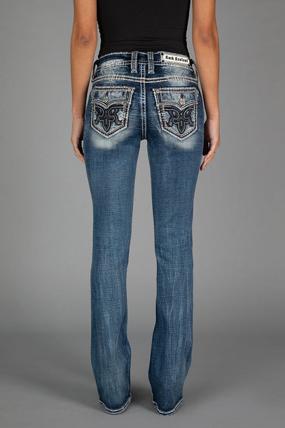 Peacoat Bootcut Jeans