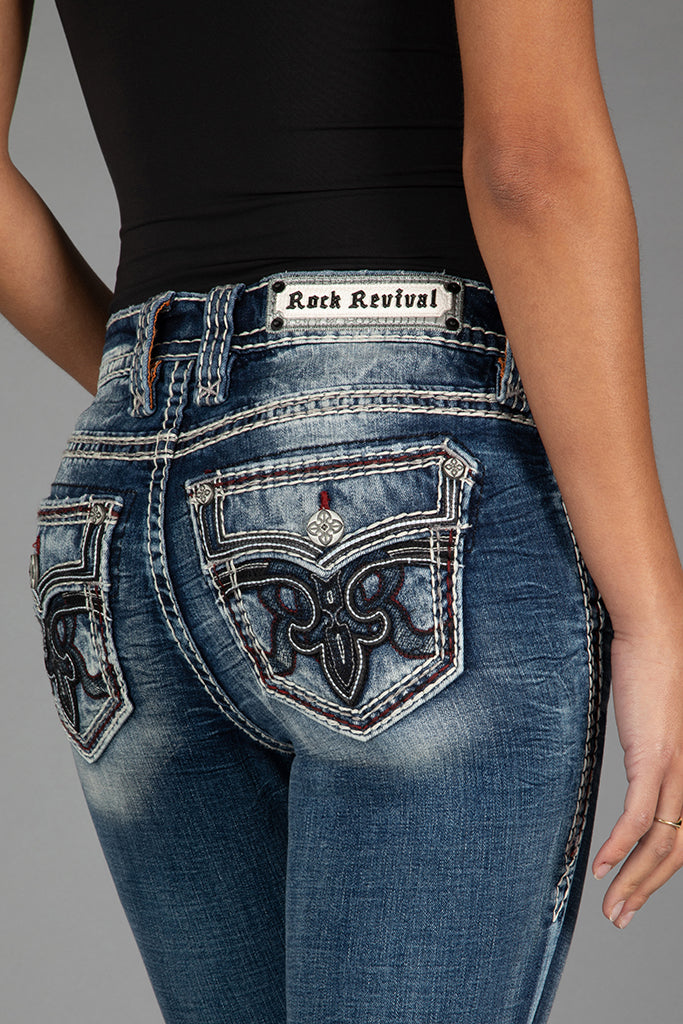 Peacoat Bootcut Jeans