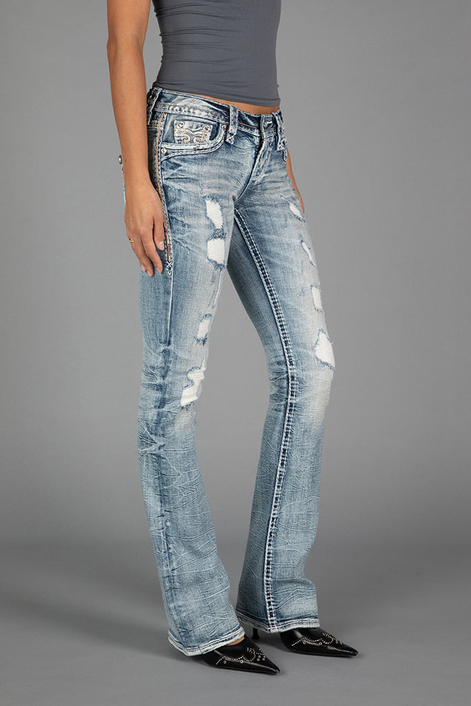 Talisa Low-Rise Bootcut Jeans