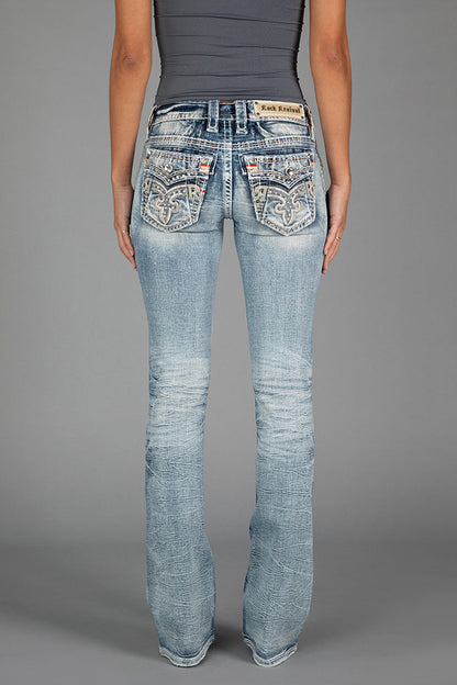 Talisa Low-Rise Bootcut Jeans