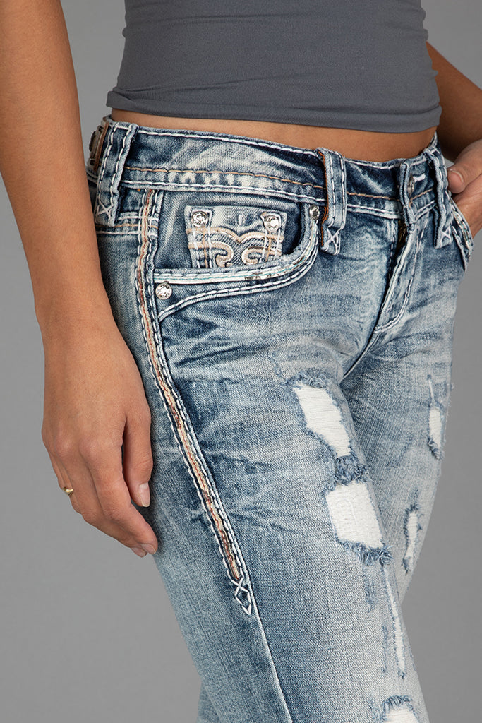 Talisa Low-Rise Bootcut Jeans