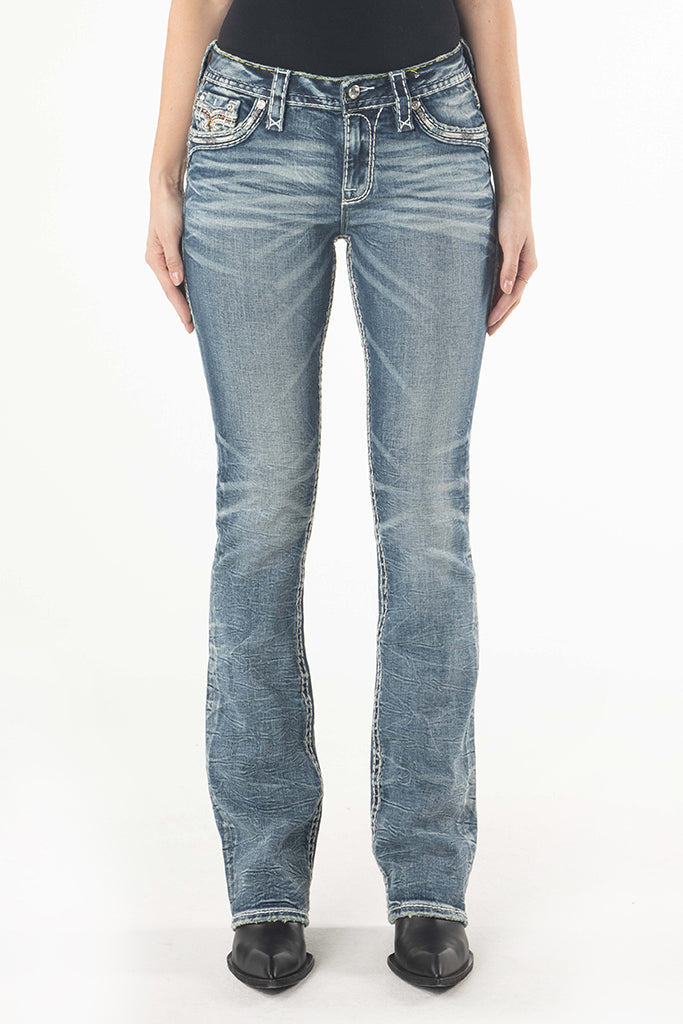 Raelynn Bootcut Jeans in Medium Wash
