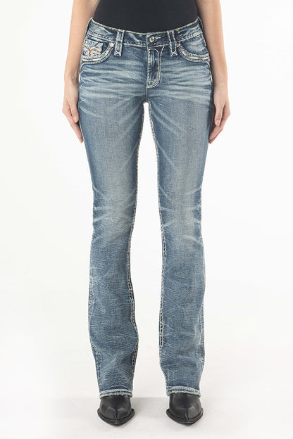 Raelynn Bootcut Jeans in Medium Wash