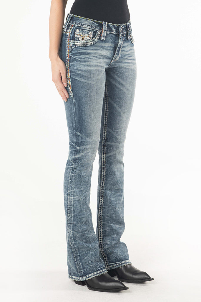 Raelynn Bootcut Jeans in Medium Wash