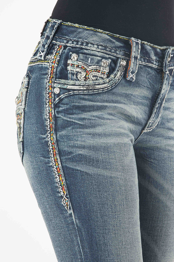 Raelynn Bootcut Jeans in Medium Wash
