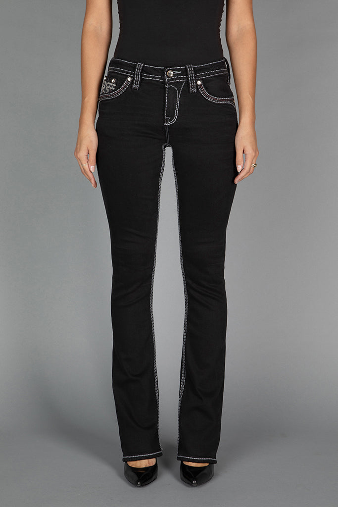 Laran Bootcut Jeans in Black