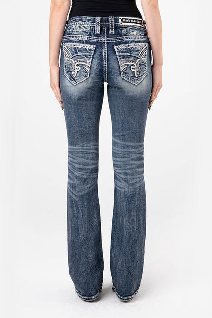 Keziah Bootcut Jeans in Medium Wash