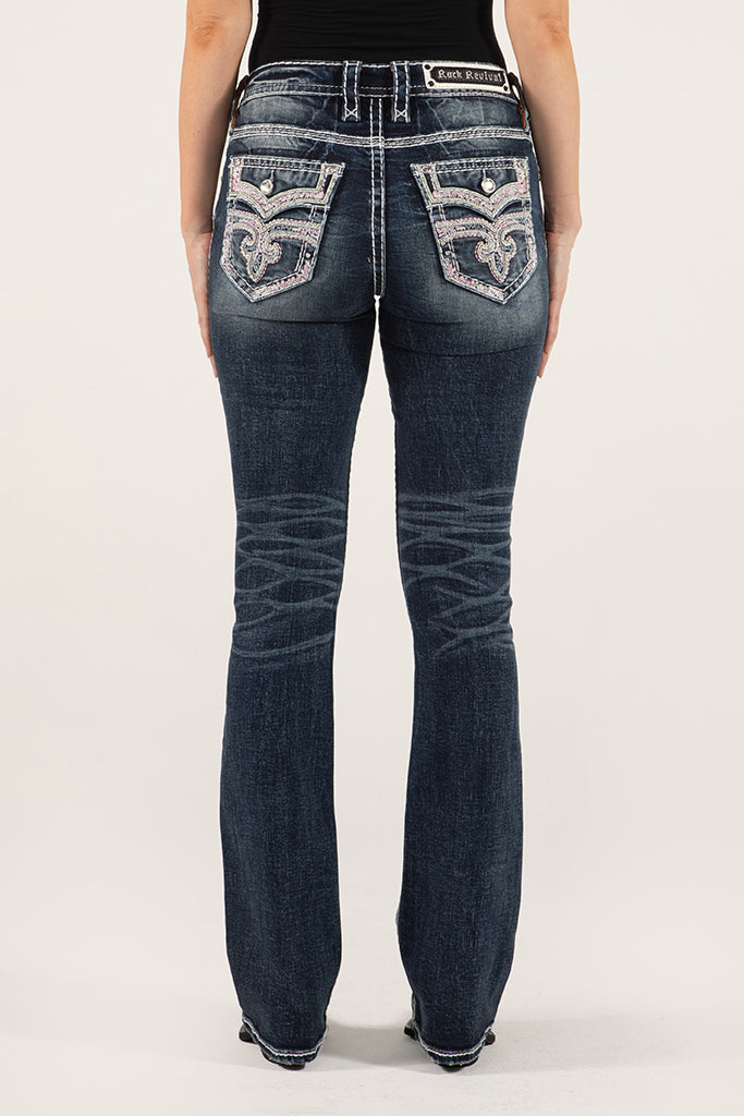 Cosima Bootcut Jeans in Dark Blue