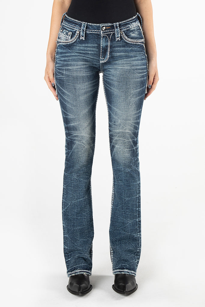 Suri Bootcut Jeans in Medium Wash