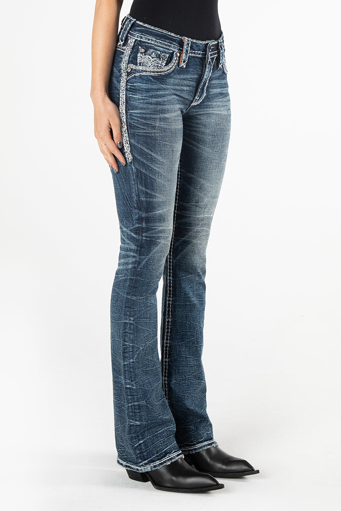 Suri Bootcut Jeans in Medium Wash