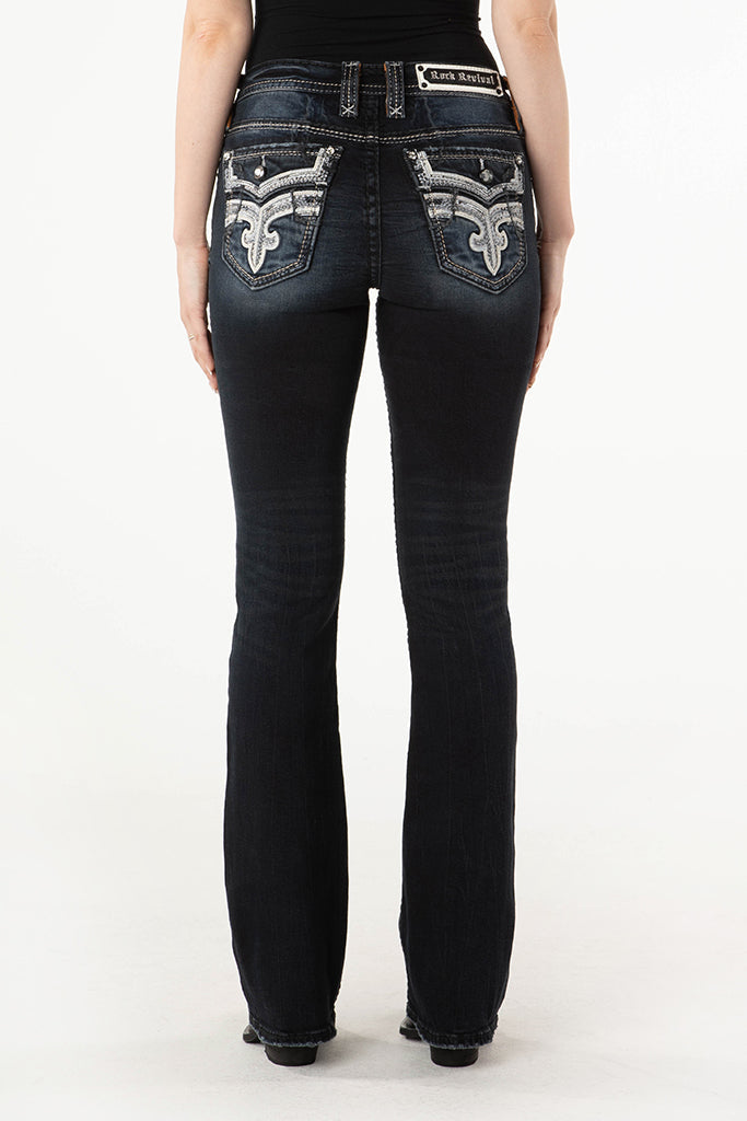Jesika Bootcut Jeans in Dark Wash
