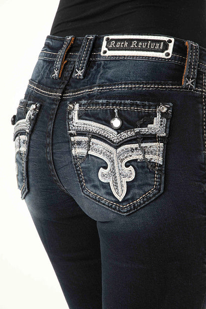 Jesika Bootcut Jeans in Dark Wash
