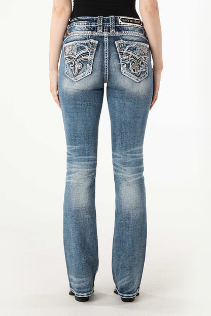 Devorah Bootcut Jeans in Medium Wash