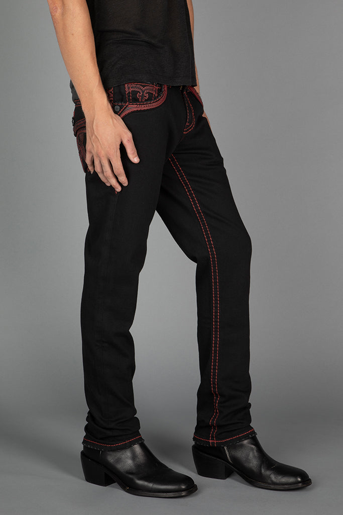 Zinfandel Alt Straight Jeans in Black