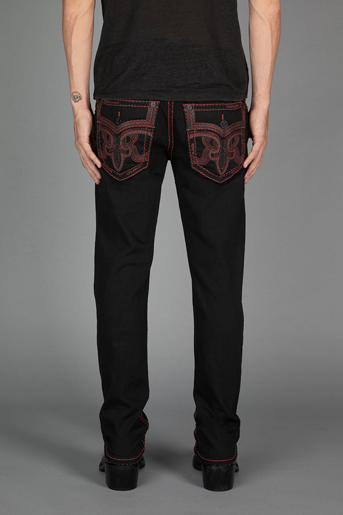 Zinfandel Alt Straight Jeans in Black