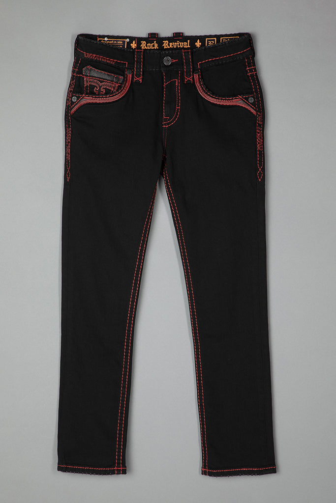 Zinfandel Alt Straight Jeans in Black