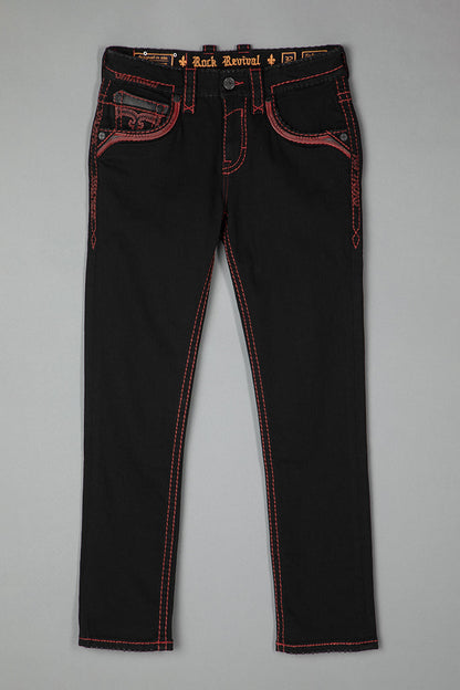 Zinfandel Alt Straight Jeans in Black