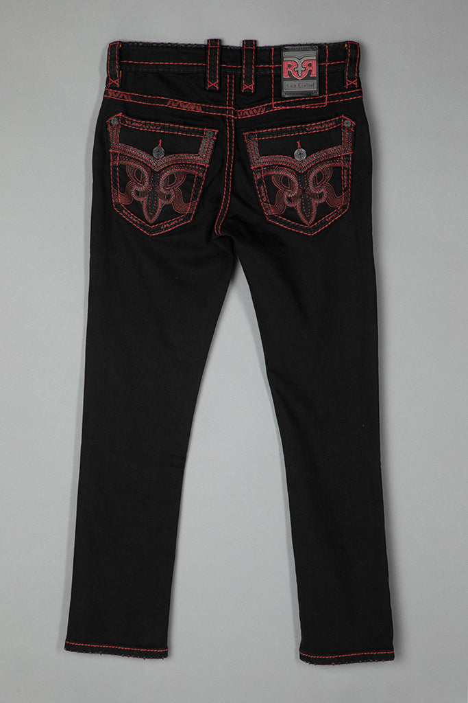 Zinfandel Alt Straight Jeans in Black