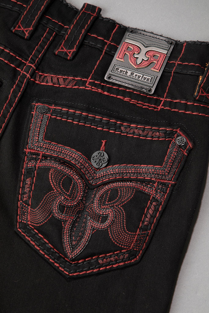 Zinfandel Alt Straight Jeans in Black