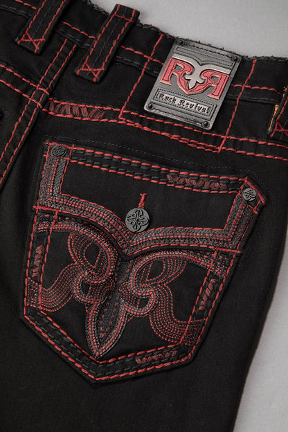 Zinfandel Alt Straight Jeans in Black