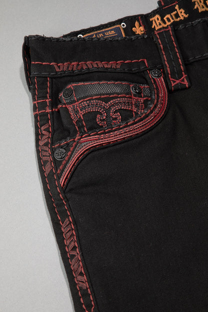 Zinfandel Alt Straight Jeans in Black