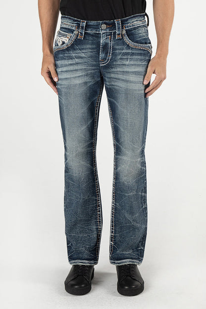 Zinfandel Bootcut Jeans in Medium Blue