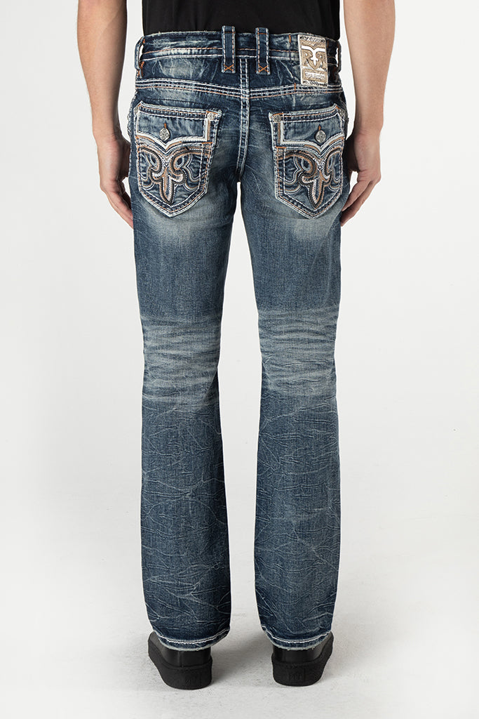 Zinfandel Bootcut Jeans in Medium Blue