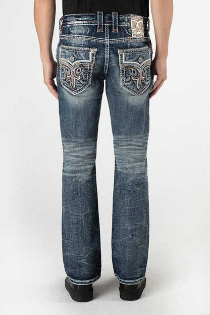 Zinfandel Bootcut Jeans in Medium Blue