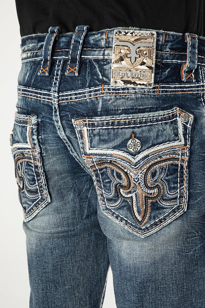 Zinfandel Bootcut Jeans in Medium Blue