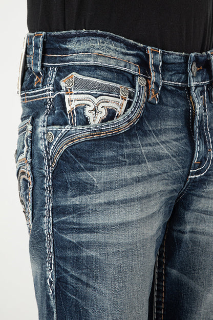 Zinfandel Bootcut Jeans in Medium Blue