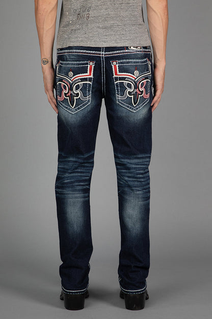 Zinfandel Straight Jeans in Dark Blue