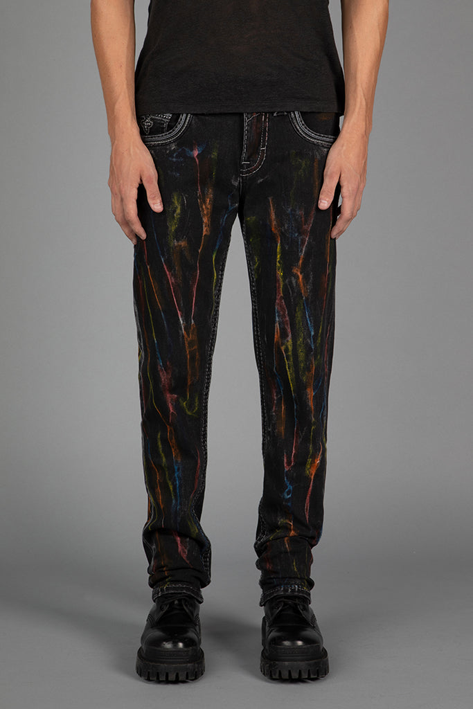 Lunar Rock Alt Straight Jeans Black Wash