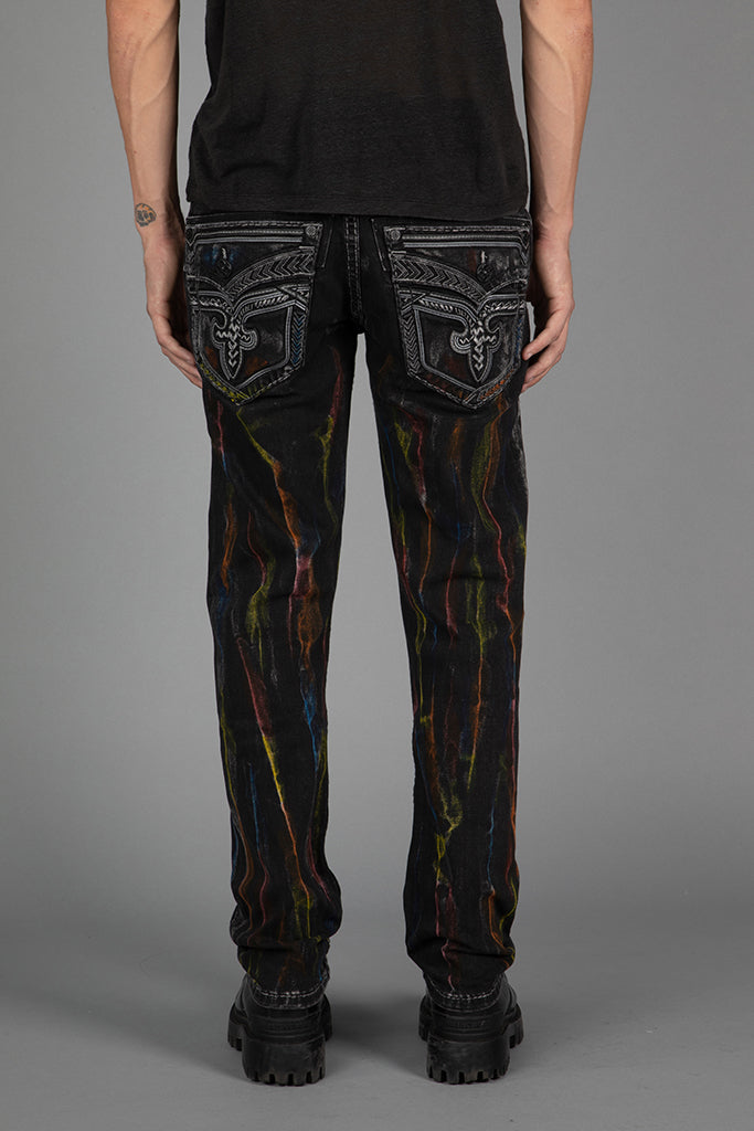 Lunar Rock Alt Straight Jeans Black Wash