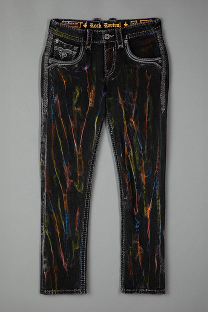 Lunar Rock Alt Straight Jeans Black Wash