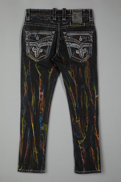 Lunar Rock Alt Straight Jeans Black Wash