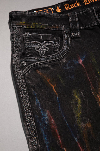 Lunar Rock Alt Straight Jeans Black Wash