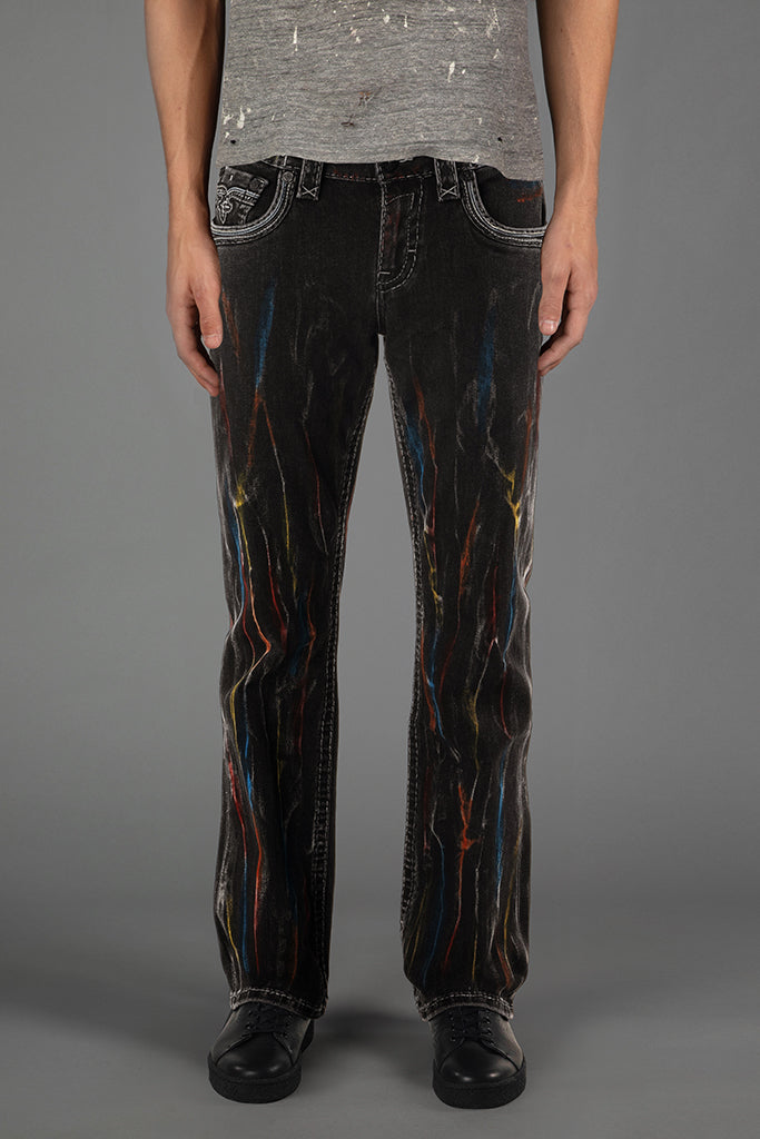 Lunar Rock Bootcut Jeans Black Wash