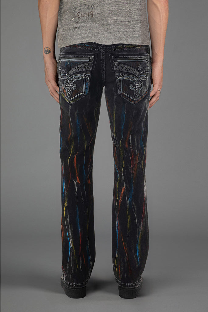 Lunar Rock Bootcut Jeans Black Wash