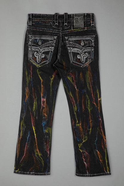 Lunar Rock Bootcut Jeans Black Wash