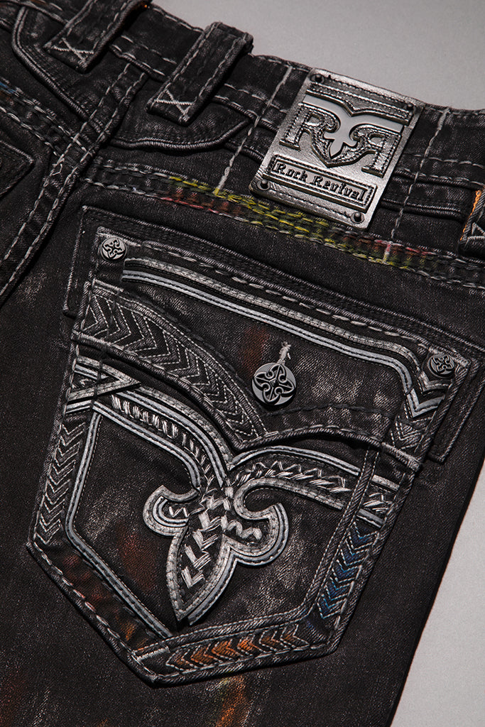 Lunar Rock Bootcut Jeans Black Wash