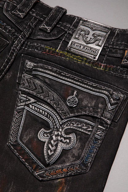 Lunar Rock Bootcut Jeans Black Wash
