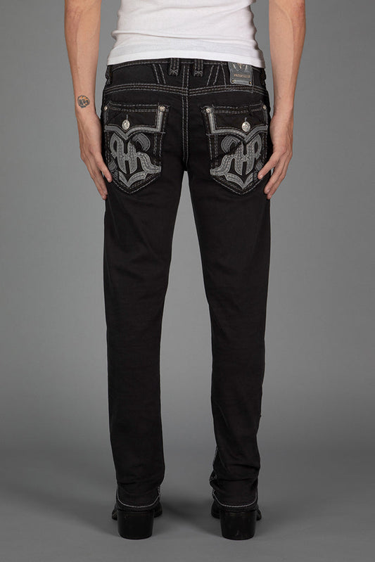 Garlyn Alt Straight Jeans in Black