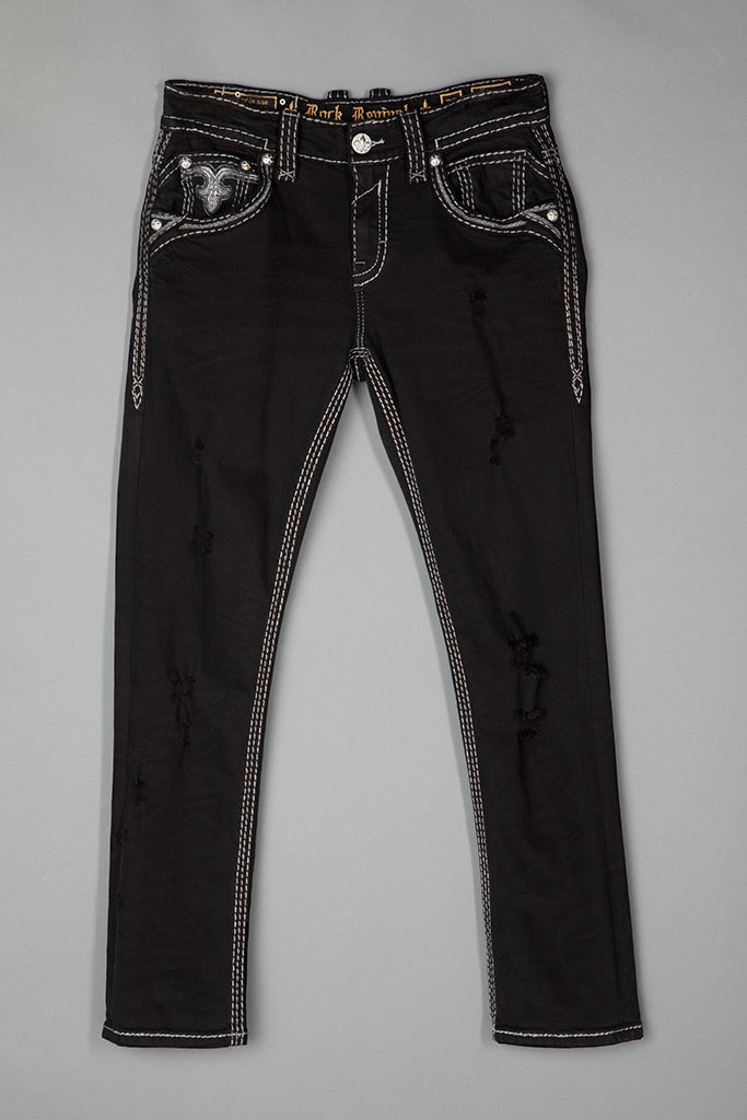 Garlyn Alt Straight Jeans in Black