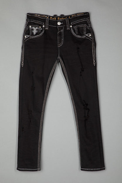 Garlyn Alt Straight Jeans in Black