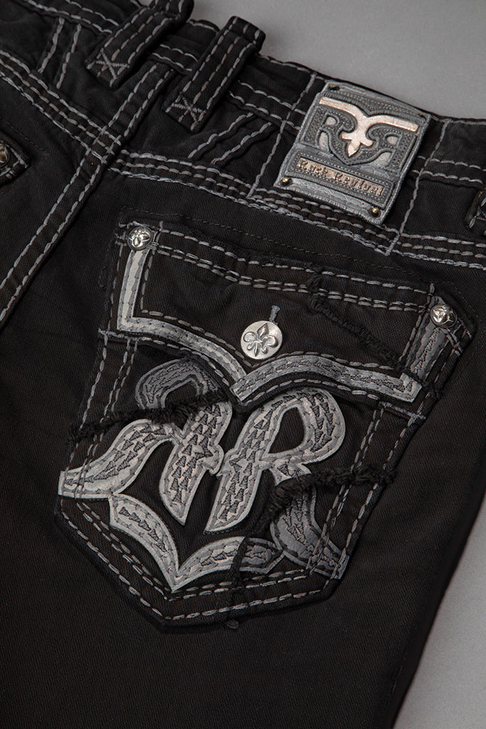 Garlyn Alt Straight Jeans in Black