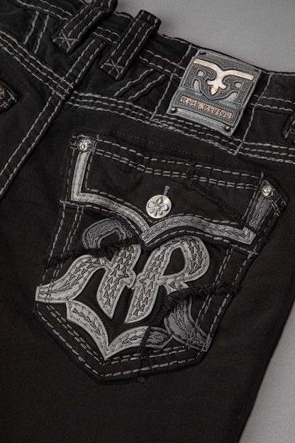 Garlyn Alt Straight Jeans in Black