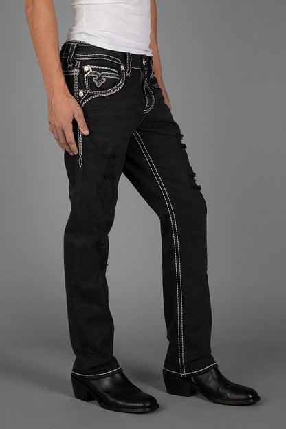 Kylo Straight Jeans in Black